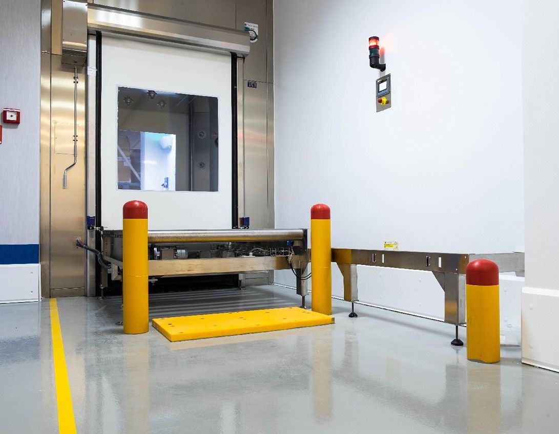 Protezione Area Produzione con Profilo Fermaruota e Palo Modulare Antiurto STOMMPY